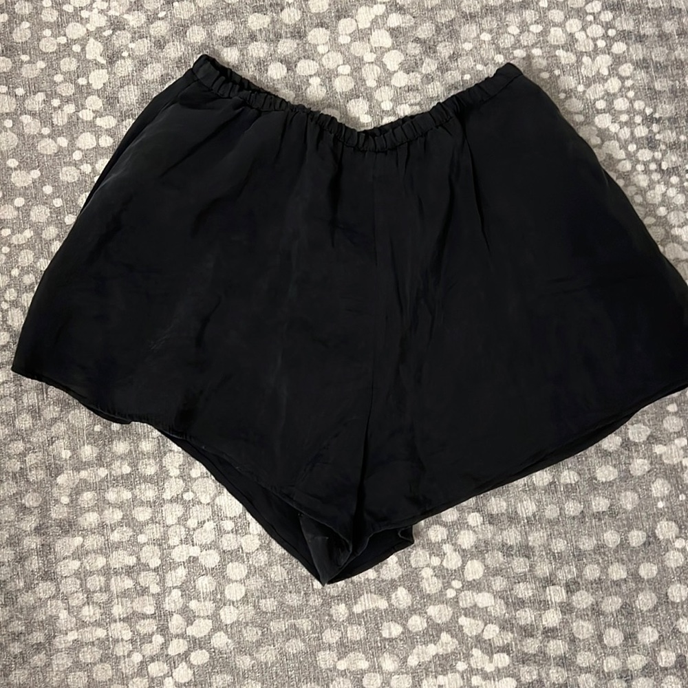 Black Flowy Zara Shorts
